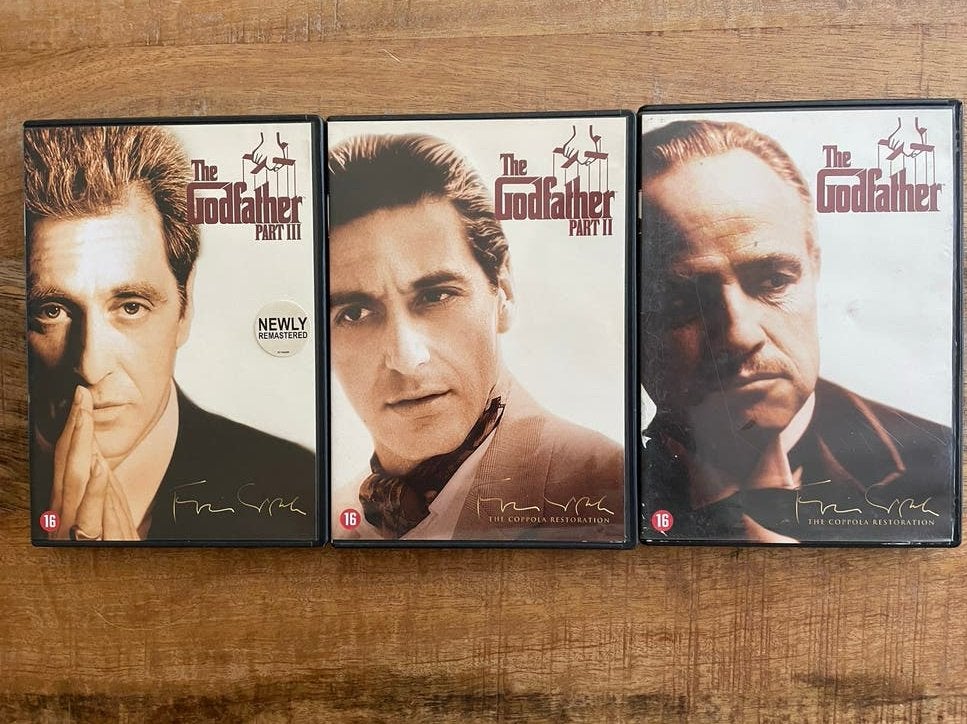 The Godfather Trilogie - 3 dvd’s Francis Ford Coppola, Ophalen, Maffia en Misdaad, Engels, Vanaf 16 jaar