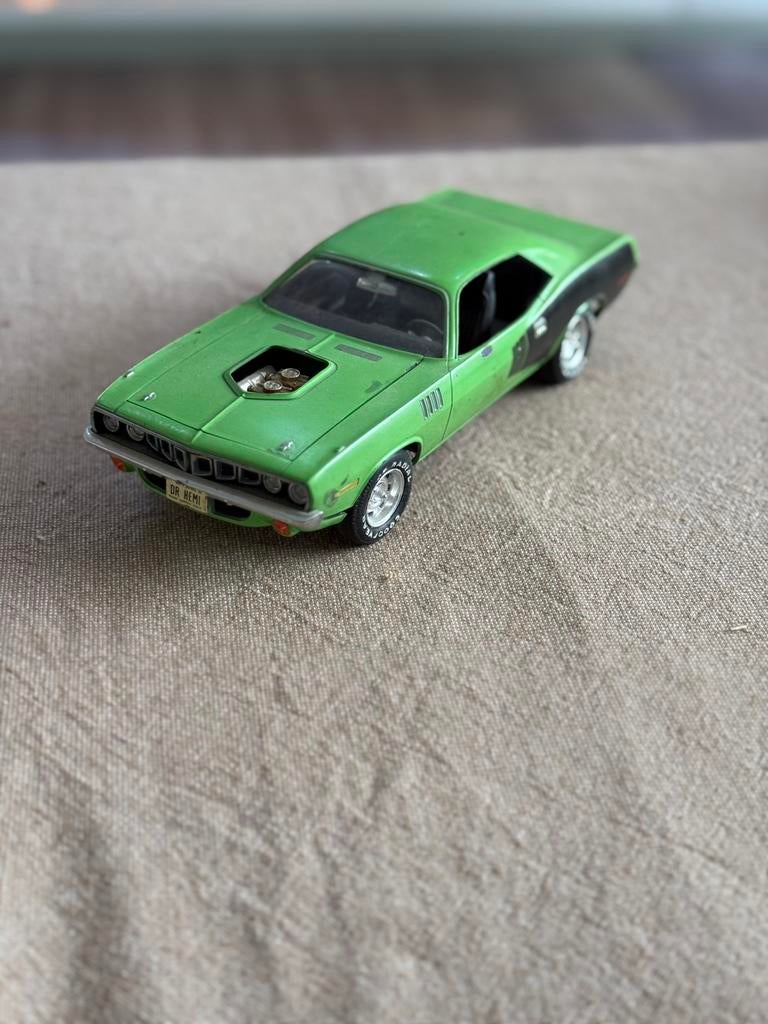 Plymouth barracuda modelauto, Ophalen of Verzenden, Zo goed als nieuw