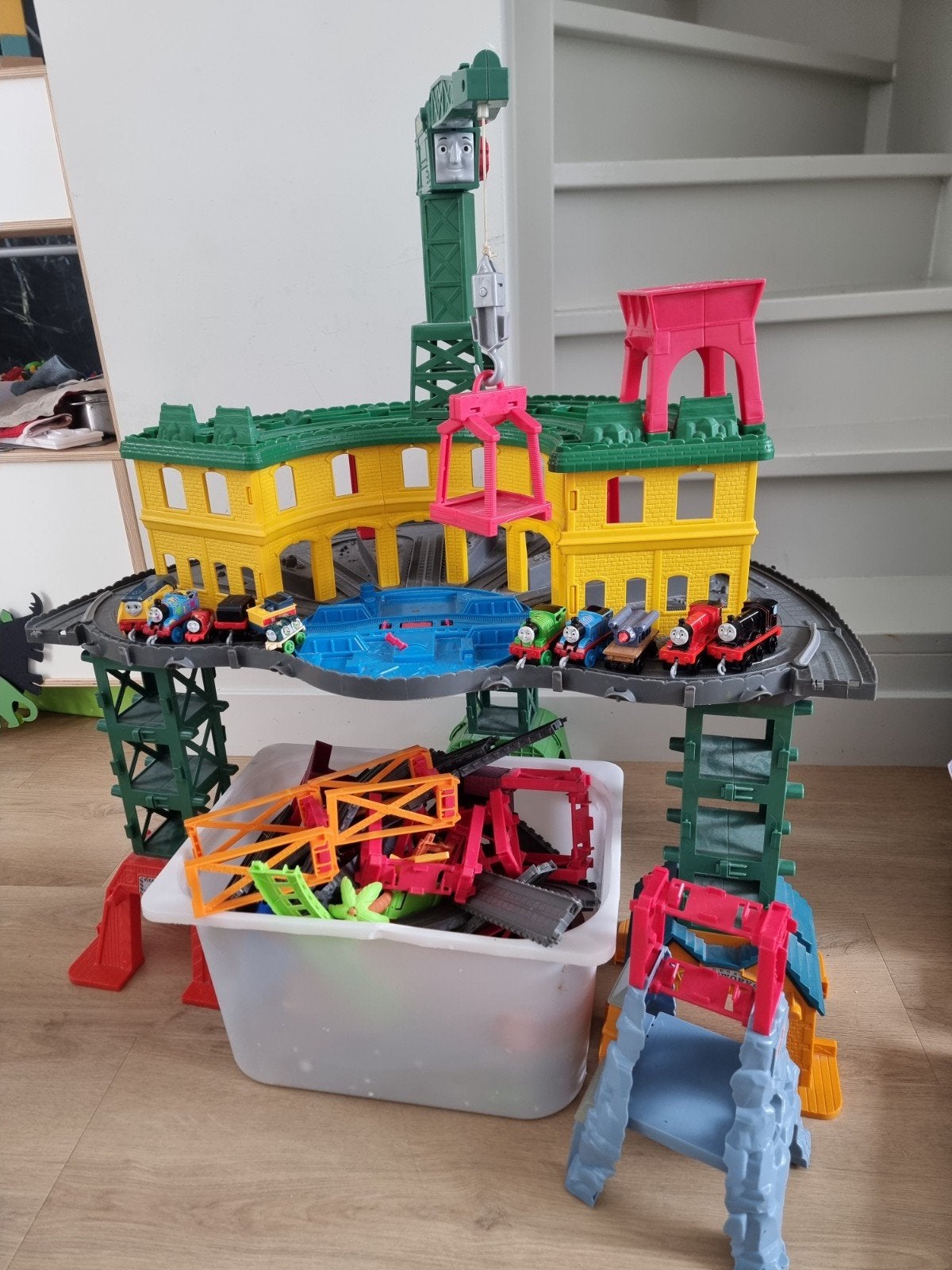 Thomas train superstation, Ophalen, Gebruikt