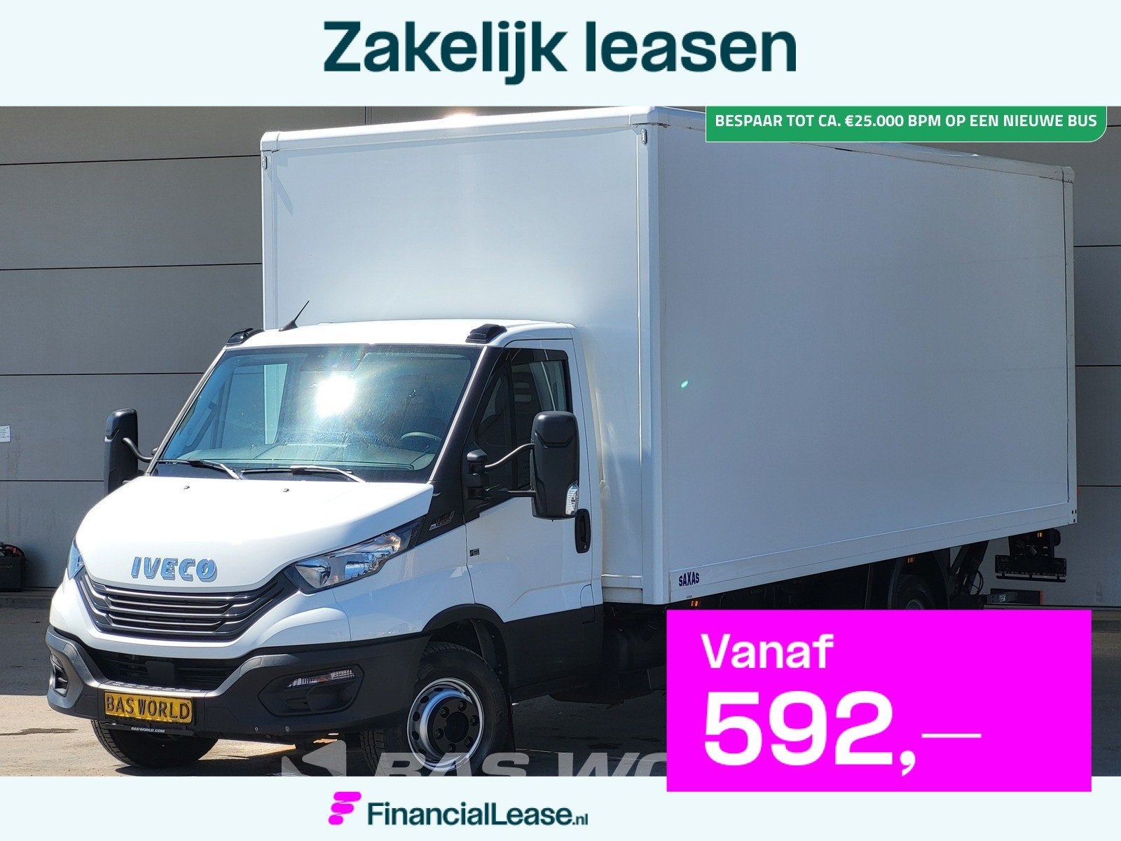 Iveco Daily 70C18 3.0L Automaat 1000KG Laadklep Luchtvering, Automaat, Stof, Gebruikt, Euro 6