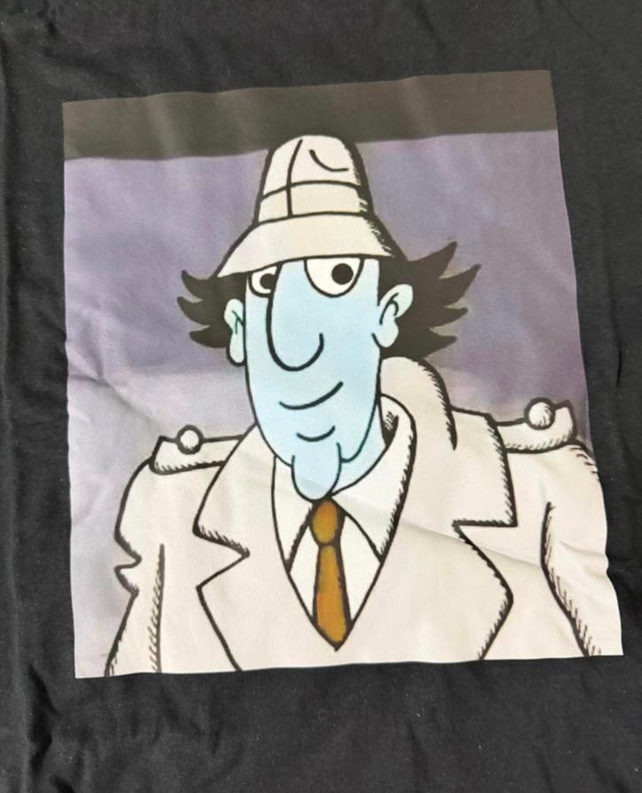 Inspector Gadget T-shirt Zwart Maat L Cartoon Shirt - nieuw, Maat 52/54 (L), Zwart, Nieuw, Ophalen of Verzenden