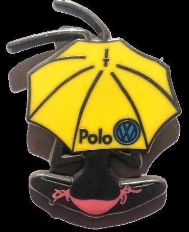 Volkswagen- Polo parasol pin uit Frankrijk