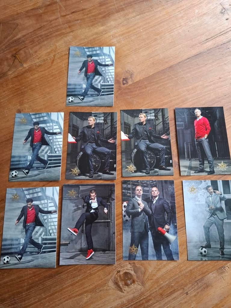 Stars of football C1000 gouden logo met o.a. Cruijff, Gullit, Verzamelen, Ophalen of Verzenden, Zo goed als nieuw