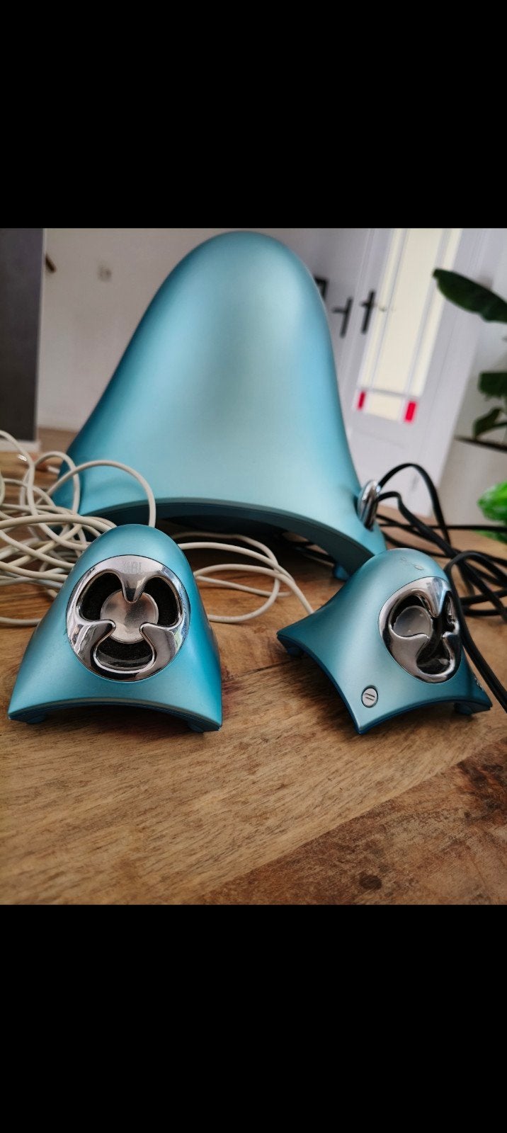 JBL Creature II 2.1 Luidsprekerset - Blauw, Computers en Software, Pc speakers, Gebruikt, Audiokanaal 2.1, Ophalen of Verzenden