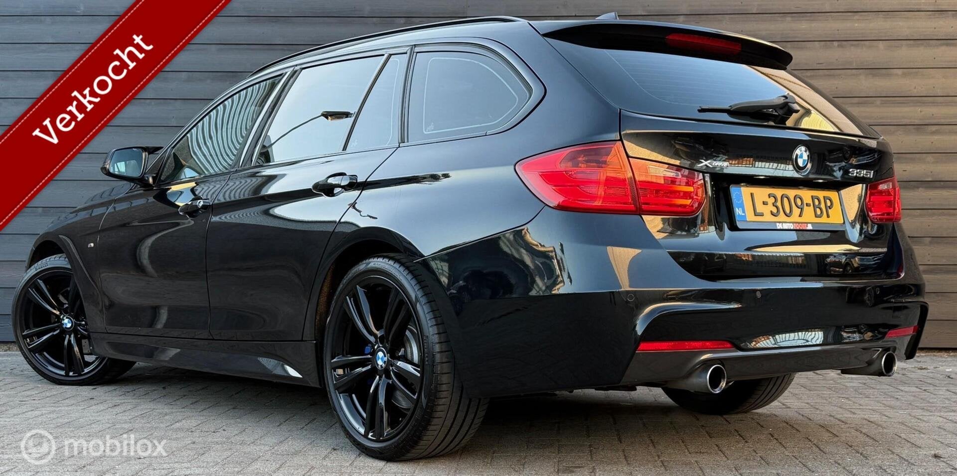 BMW 3-serie Touring 335i xDrive M-Sport Pano.dak/LED/Trekhaa, Auto's, BMW, Euro 6, Met garantie (alle), Zwart, Vierwielaandrijving