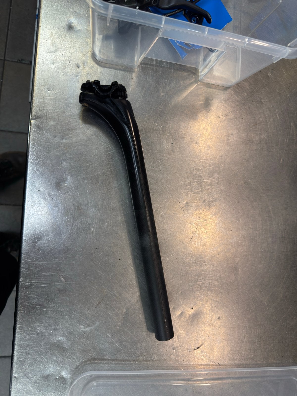 Koga carbon zadelpen 27.2mm, Fietsen en Brommers, Gebruikt, Verzenden, Overige typen, Racefiets