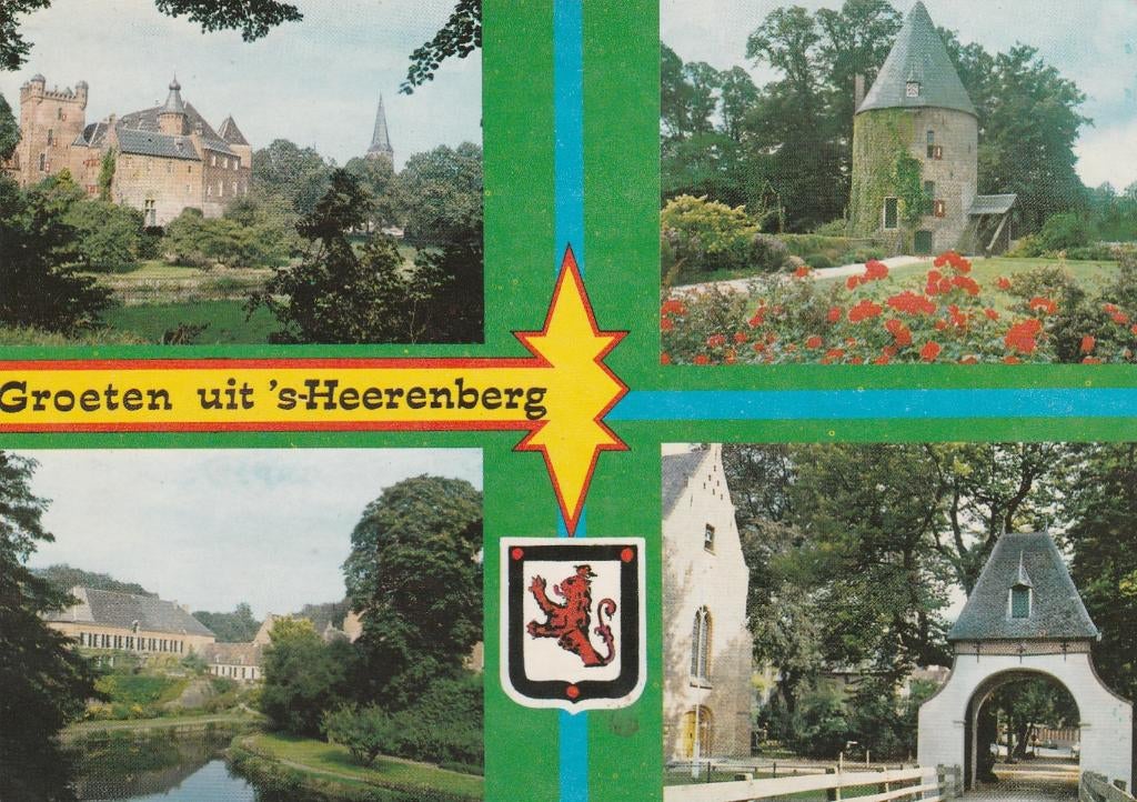 's HEERENBERG Kasteel Huize Bergh Groeten, Verzenden, 1960 tot 1980, Gelopen, Gelderland