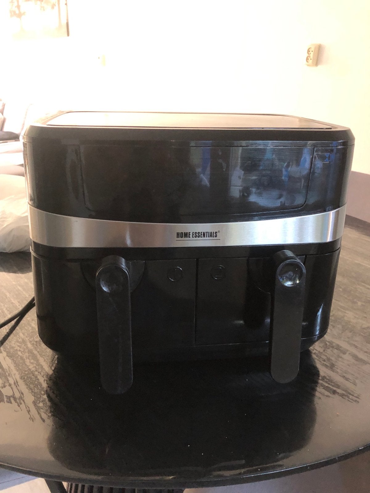 Home Essentials Airfryer met dubbele mand, Ophalen, Zo goed als nieuw, Airfryer, 1500 gram of meer