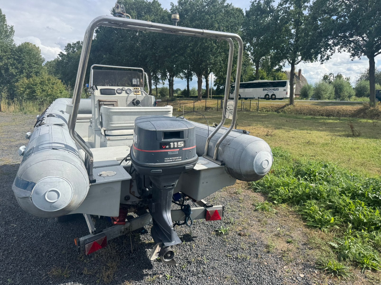Joker 520 Rib + 115 PK Yamaha 2-takt + trailer, Gebruikt, 5 m, 2 m, 115 pk
