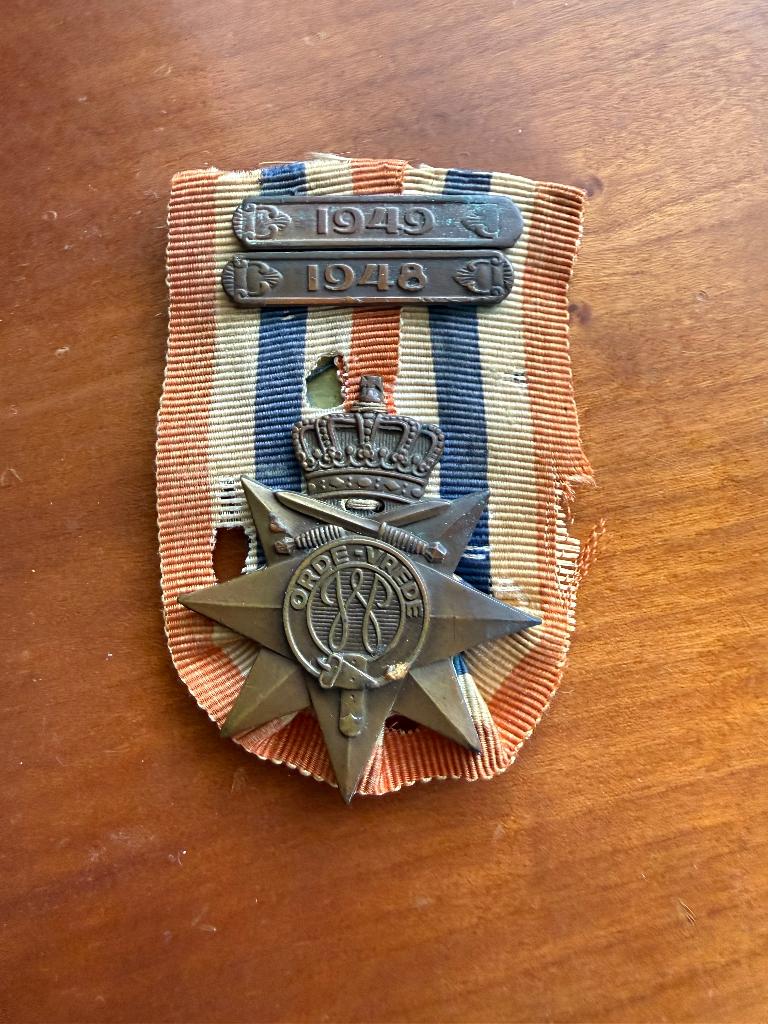 Medaille Orde en Vrede, Verzamelen, Militaria | Algemeen, Ophalen, Landmacht, Nederland, Lintje, Medaille of Wings