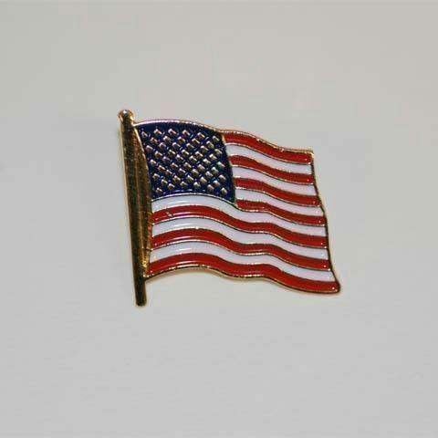 Embleem,Pin,Vlag,USA, Verzenden, Overige soorten, Amerika, Embleem of Badge