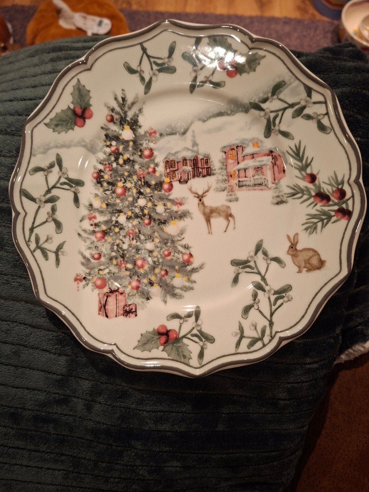 H&M kerst ontbijtbord, Ophalen of Verzenden, Zo goed als nieuw