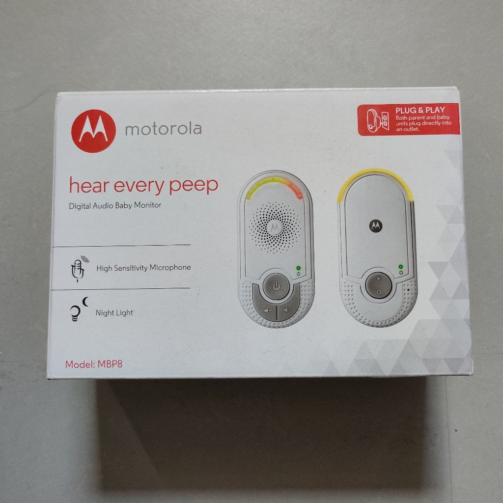 Babyfoon Motorola MBP8 dect, Ophalen, Nieuw, 250 meter of meer
