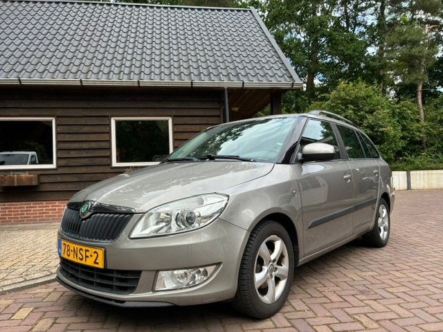 Goede Skoda Fabia 1.2 TDI 55KW ''10 Beige Airco Cruise Apk, Voorwielaandrijving, 450 kg, Euro 6, 1199 cc