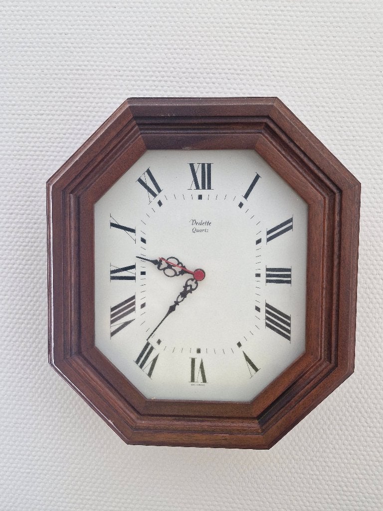 klok, Ophalen, Wandklok, Zo goed als nieuw, Analoog en Digitaal