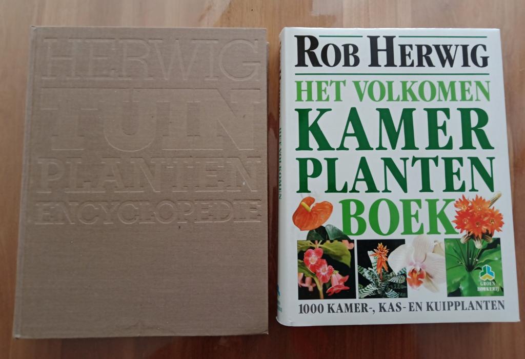 2 boeken kamerplanten van Rob Herwig, Ophalen of Verzenden, Gelezen, Rob Herwig, Kamerplanten