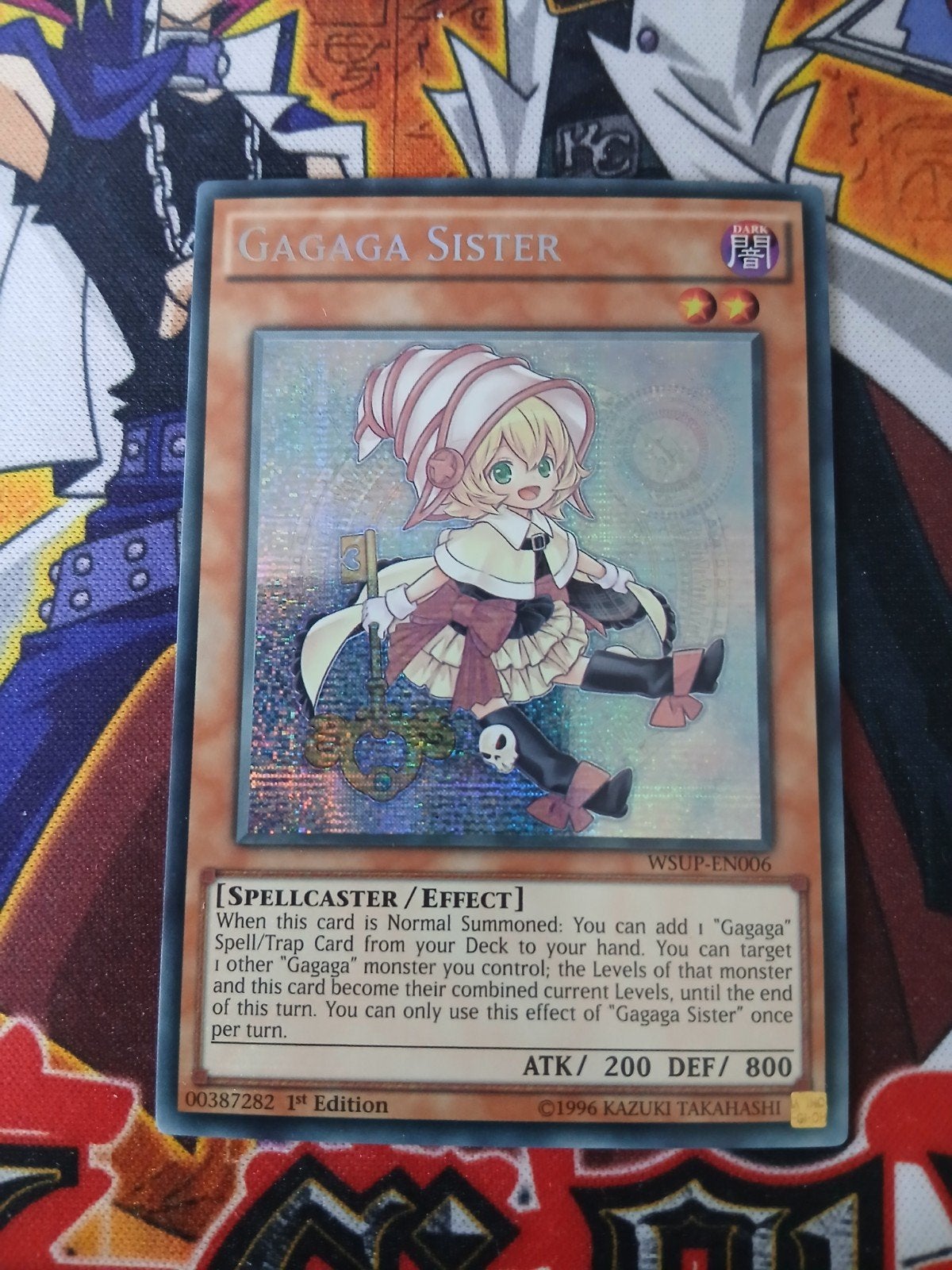 Gagaga Sister - Secret Rare WSUP - Yu-Gi-Oh, Ophalen, Zo goed als nieuw, Foil
