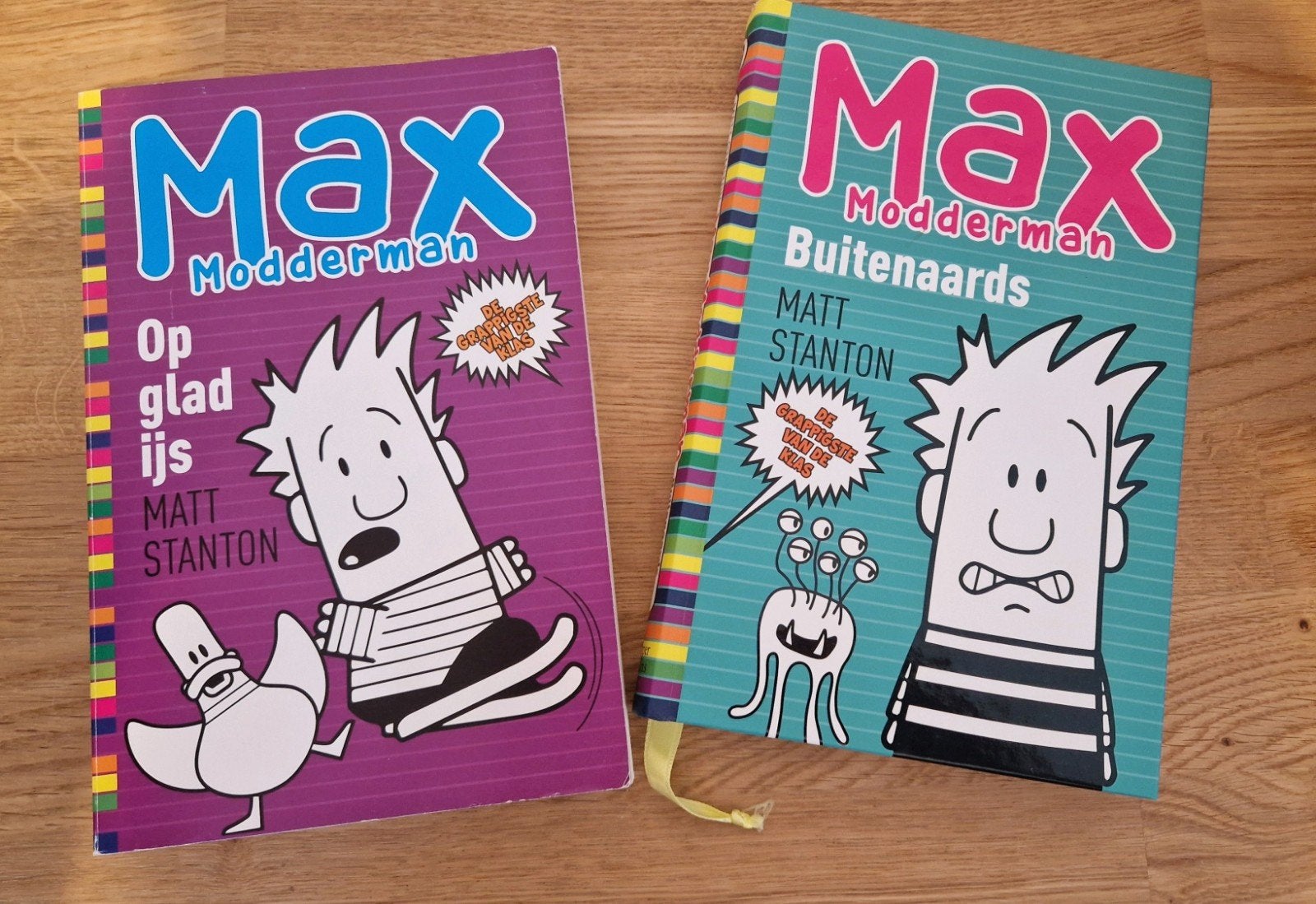 Max Modderman boek - Buitenaards & Op glad ijs, Ophalen of Verzenden, Zo goed als nieuw, Matt Stanton, Fictie