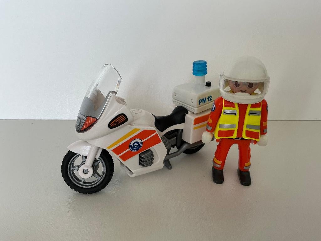 Playmobil 5544 hulp motor met zwaailicht, Ophalen of Verzenden, Gebruikt