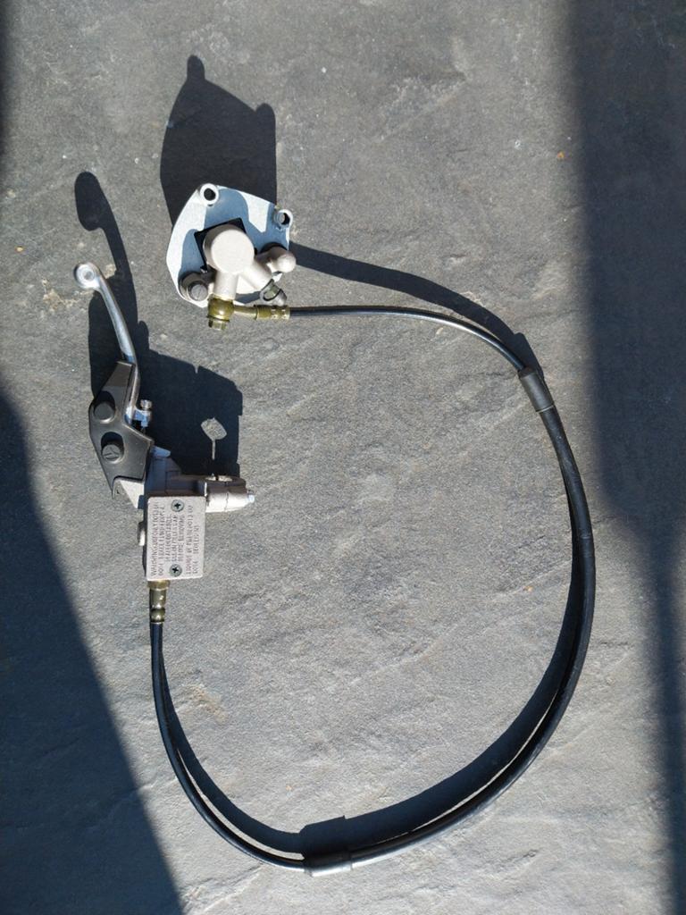 Remsysteem Pitbike - Compleet en Klaar voor Gebruik, Remmen, Gebruikt, Onbekend, Ophalen of Verzenden