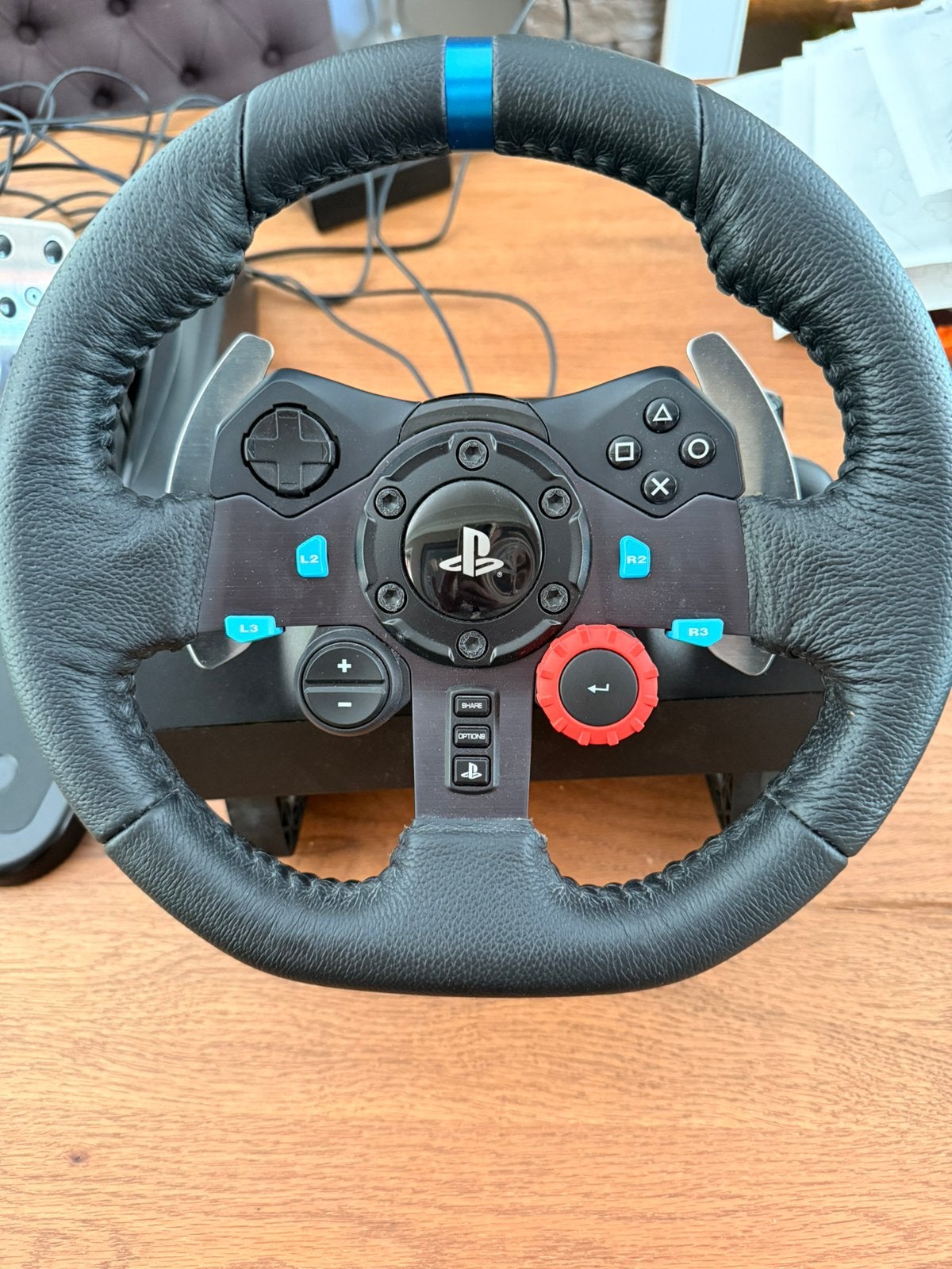 Logitech PlayStation stuur + pedals + schakelpook, Ophalen, Zo goed als nieuw, Stuur of Pedalen, PlayStation 5