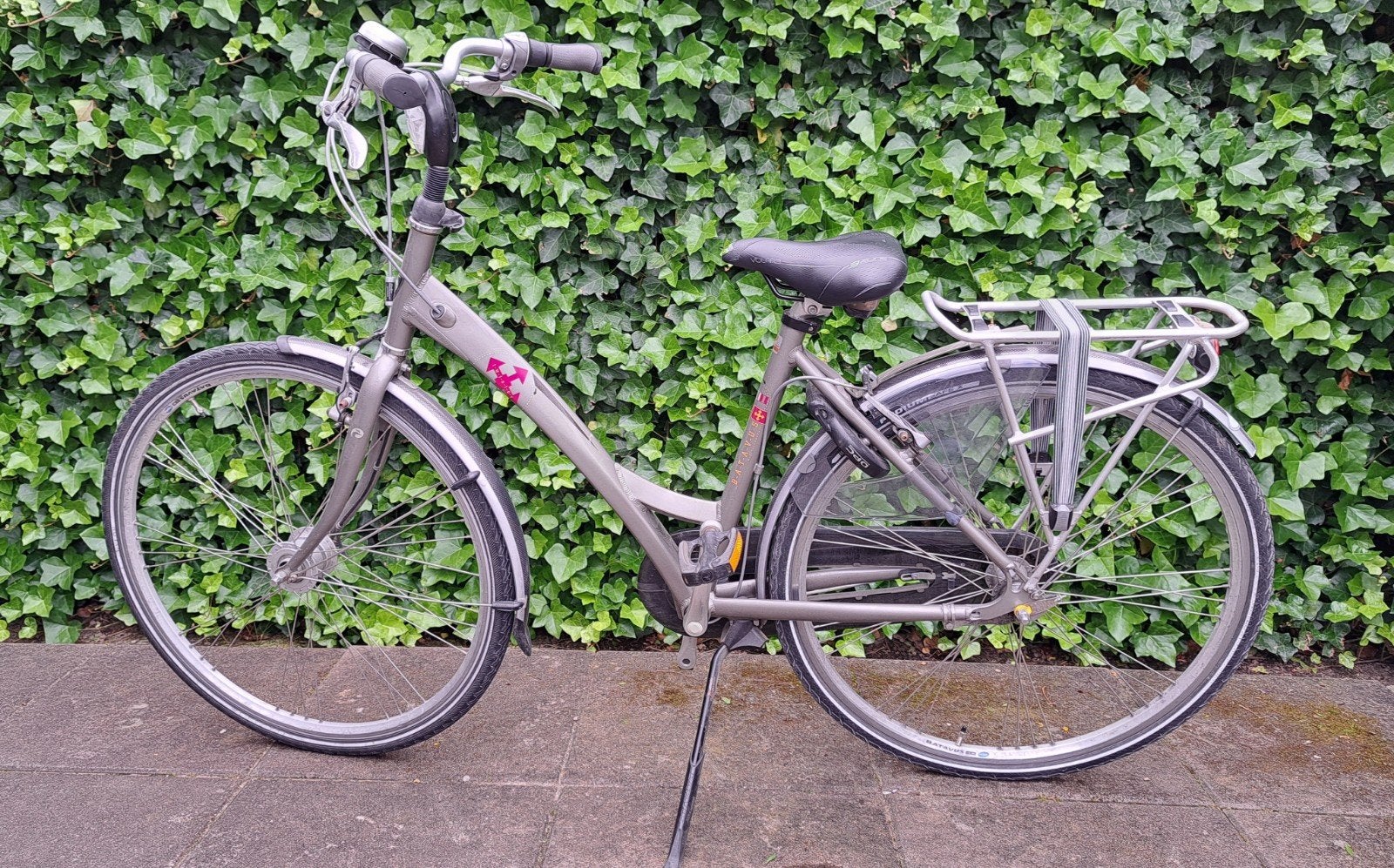 Fiets Dames Batavus framemaat 48, Fietsen en Brommers, Fietsen | Dames | Damesfietsen, Ophalen, Gebruikt, Velgrem, 47 tot 50 cm