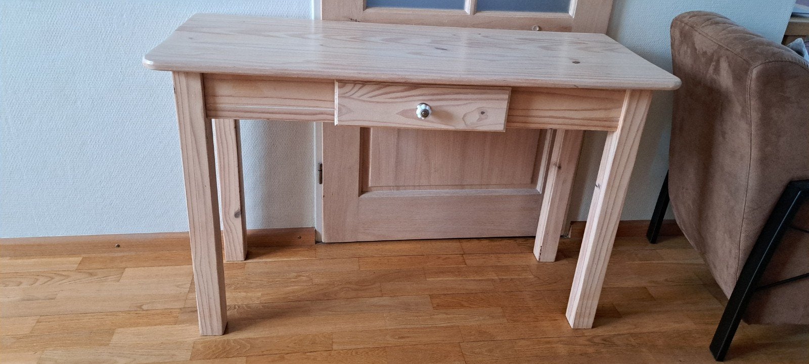 sidetable  grenen White wash., Huis en Inrichting, Ophalen, Gebruikt, 100 tot 150 cm, Grenenhout