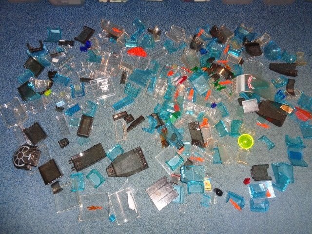Partij M636=Lego ruiten gemengd, Lego, Lego, Gebruikt, Lego