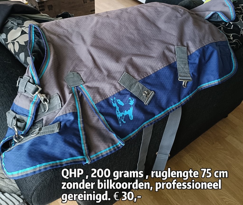 Paarden deken, Shetlander/Mini, QHP, 200 g, Ophalen of Verzenden