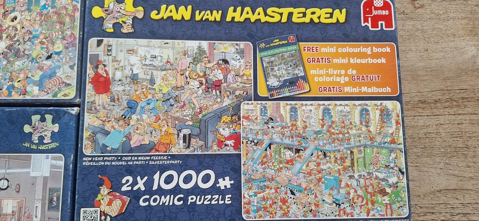 Jan van Haasteren Puzzels 1000 stukjes, Een of twee spelers, Ophalen of Verzenden, Zo goed als nieuw, Jumbo