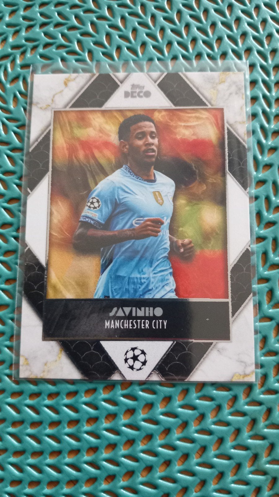 Topps Deco Savinho Manchester City Prodigy Spelerskaart, Verzenden, Zo goed als nieuw, Buitenlandse clubs, Spelerskaart