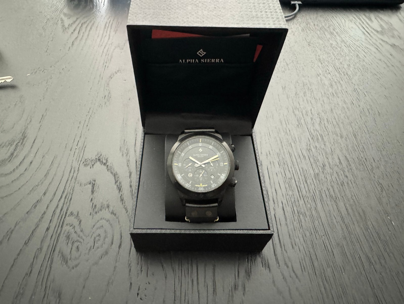 Alpha Sierra Defcon Limited Edition Horloge | Compleet, Ophalen of Verzenden, Zo goed als nieuw, Staal, Overige merken