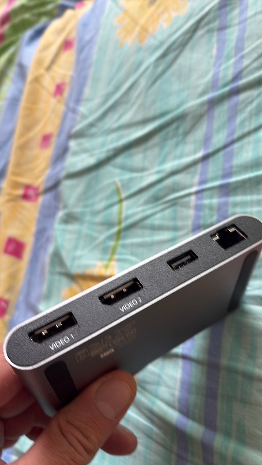 Usb-c to video and network, Telecommunicatie, Ophalen of Verzenden, Zo goed als nieuw