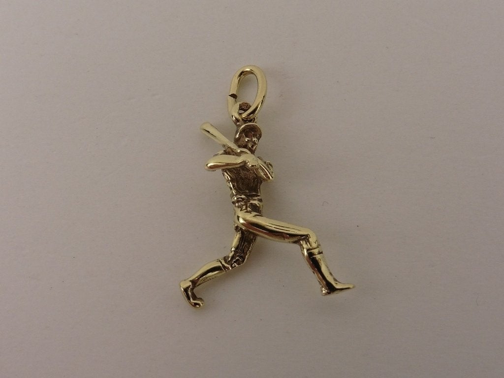 Gouden hanger honkbal                                   G105, Gebruikt, Overige voorstellingen, ., Ophalen of Verzenden