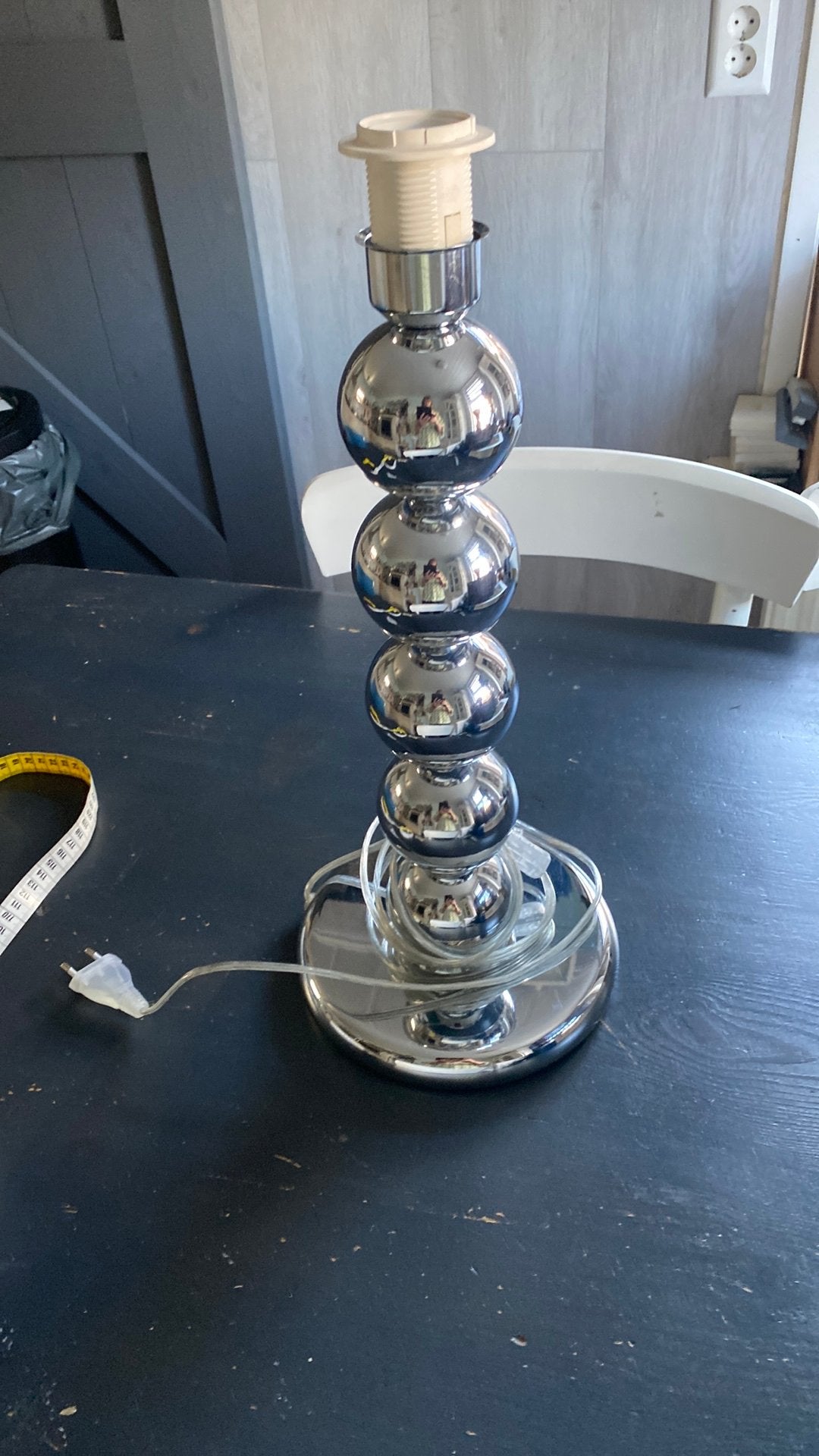Mooie design lampen voet 47,5 cm hoog 5 bollen, Ophalen of Verzenden, Zo goed als nieuw, Minder dan 50 cm