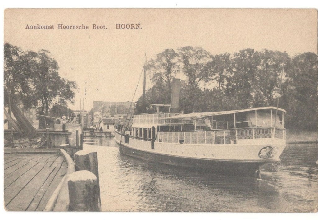 Hoorn-33 Breed-  Hoornsche boot, Verzenden, Voor 1920, Gelopen, Noord-Holland