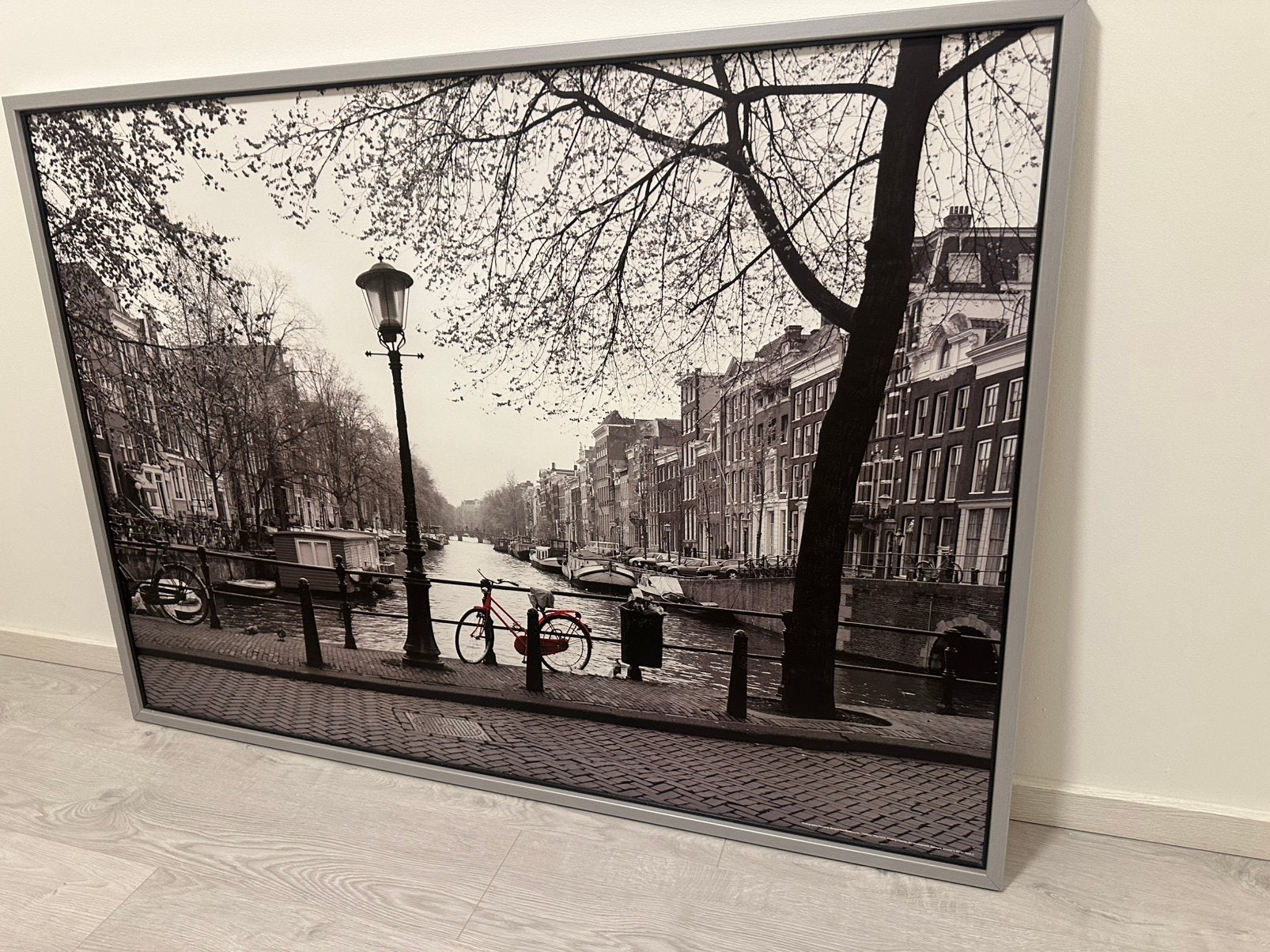 Mooie nette lijst; Lengte 140 cm & Breedte 101 cm, 125 cm of meer, Ophalen of Verzenden, Zo goed als nieuw, Schilderij