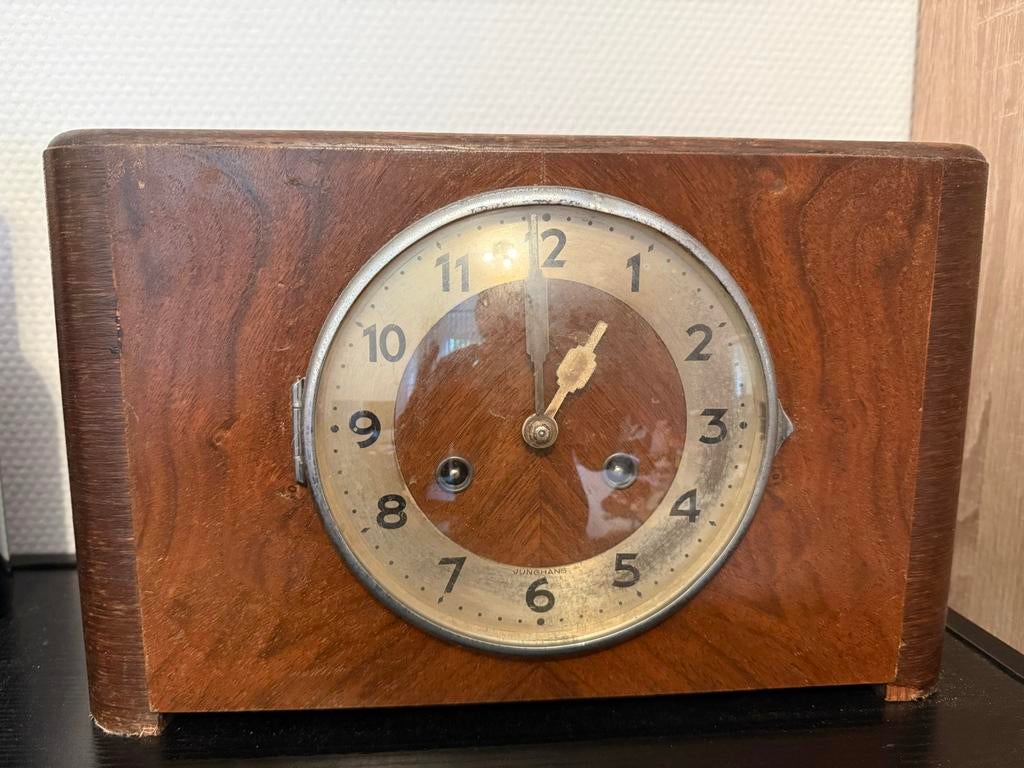 Junghans Vintage Tafelklok/Schoorsteenklok, Antiek en Kunst, Antiek | Klokken, Ophalen of Verzenden
