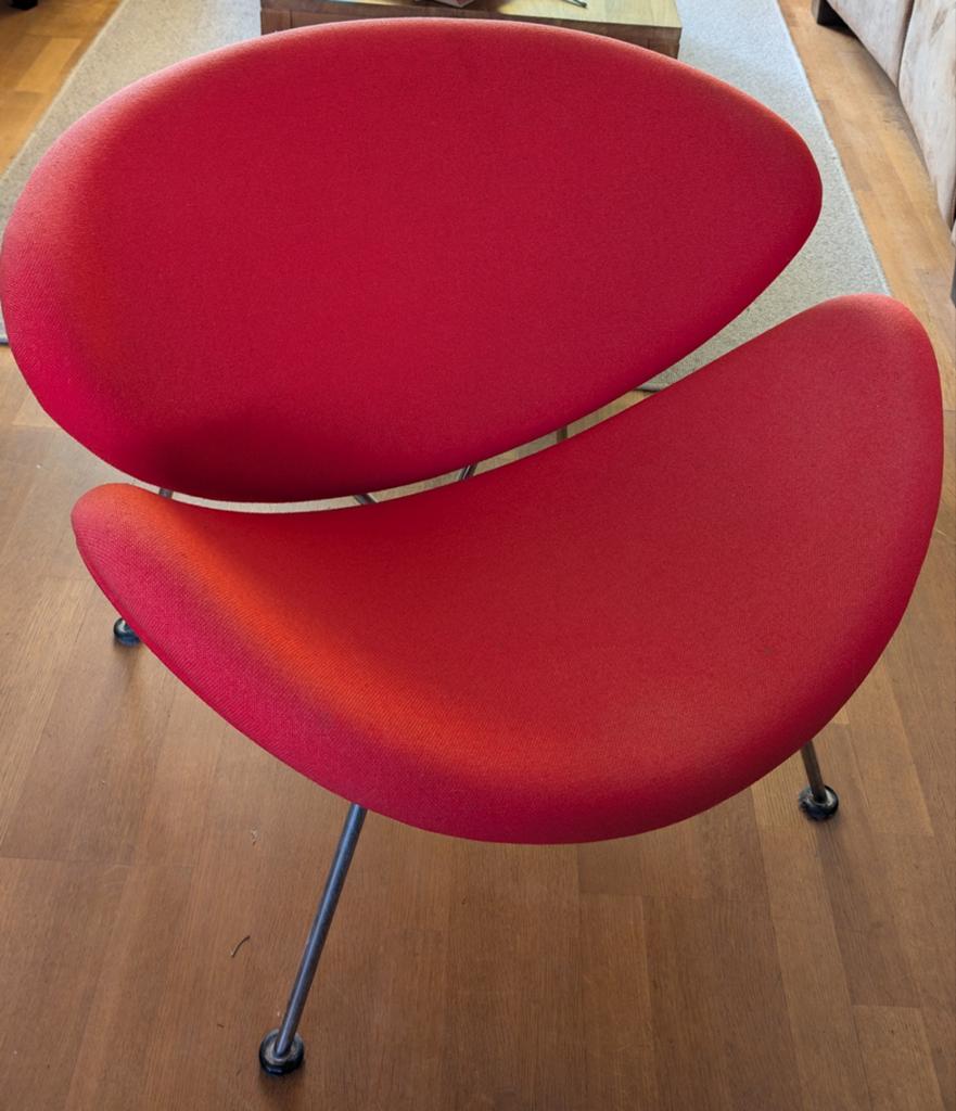 Artifort Slice rood ontwerp Pierre Paulin 1960, Ophalen, Gebruikt, Rood, Eén