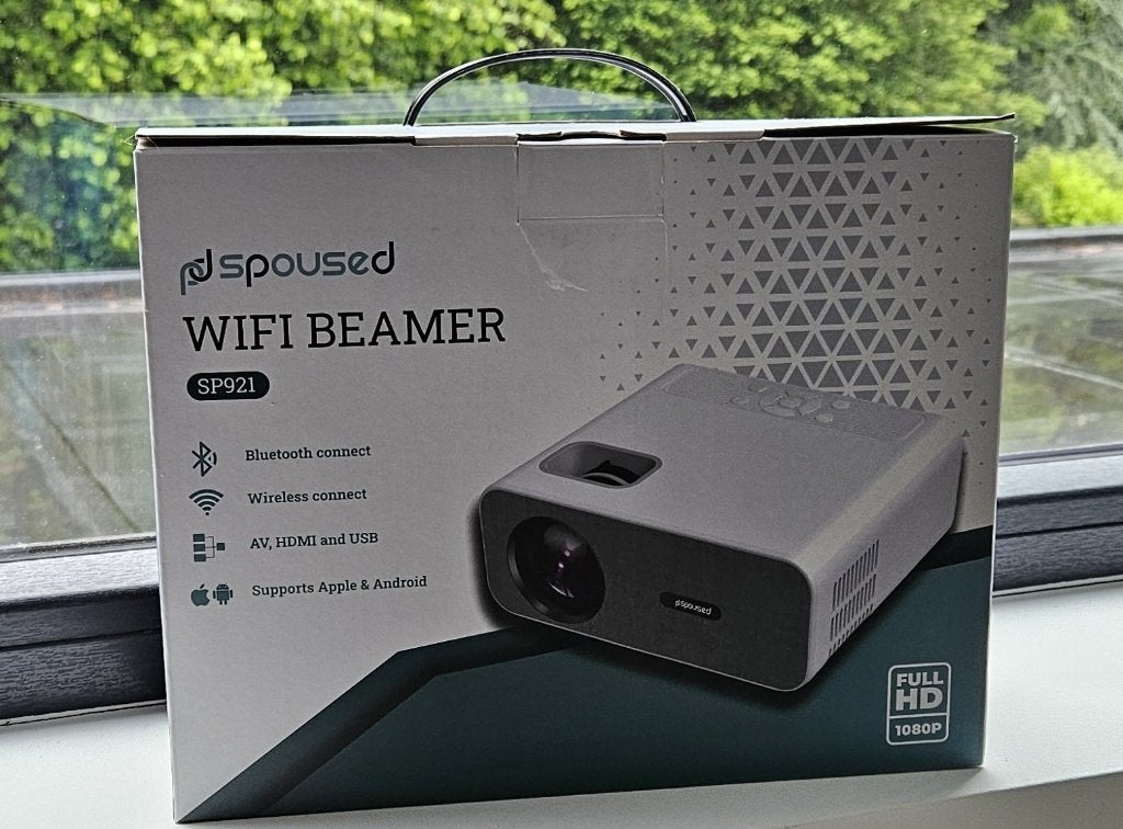 Spoused WiFi Beamer SP921 – Full HD 1080P – nieuw, Ophalen, Spoused, LED, Nieuw