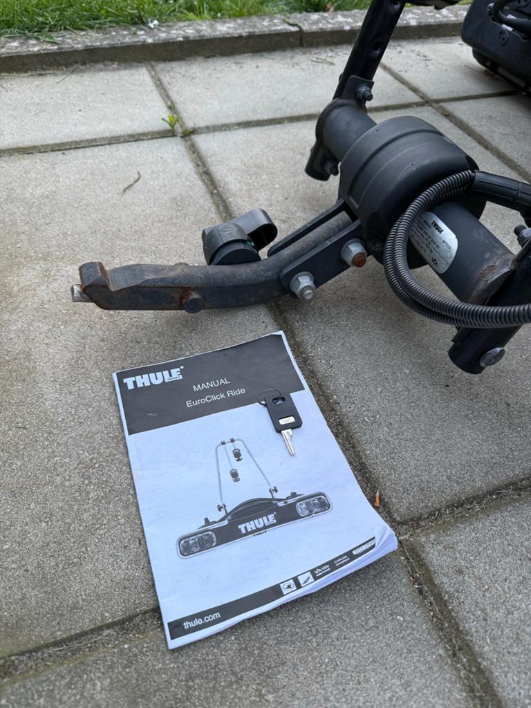 Thule EuroClick Ride Trekhaak Fietsendrager (2 fietsen), Auto diversen, Fietsendragers, Ophalen, 2 fietsen, Gebruikt, Trekhaakdrager