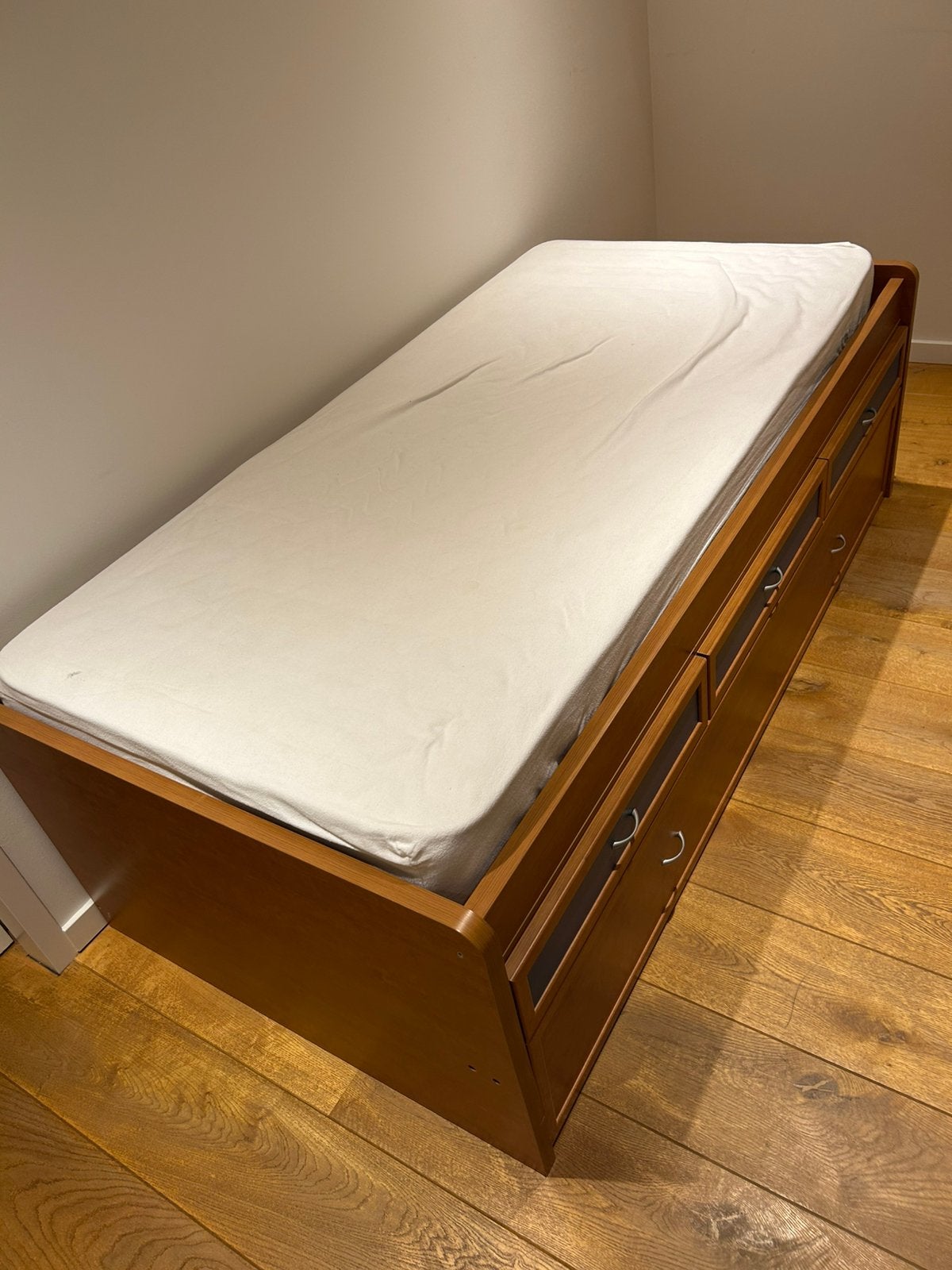 Bed met canapeetje incl. matrassen, Huis en Inrichting, Ophalen, 90 cm, Zo goed als nieuw, 200 cm