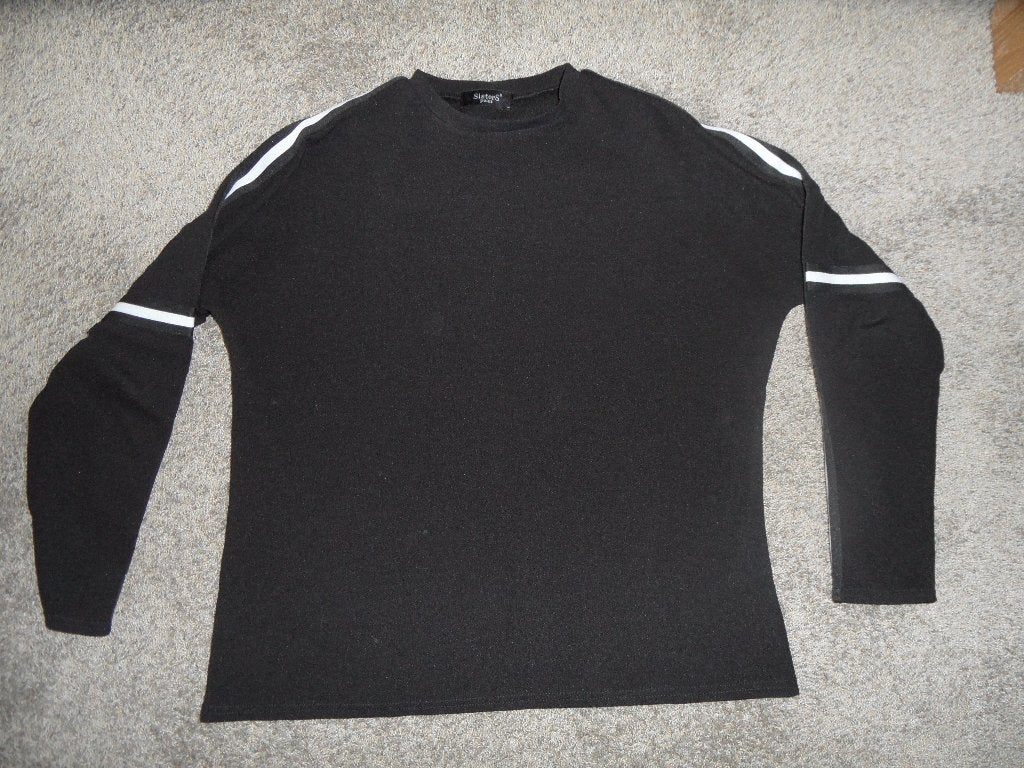 Prima zwart damesshirt, maat M, merk: SisterS point, Maat 38/40 (M), Zwart, Sisters Point, Ophalen of Verzenden