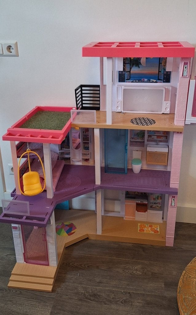 Barbie droomhuis, Ophalen, Zo goed als nieuw, Poppenhuis