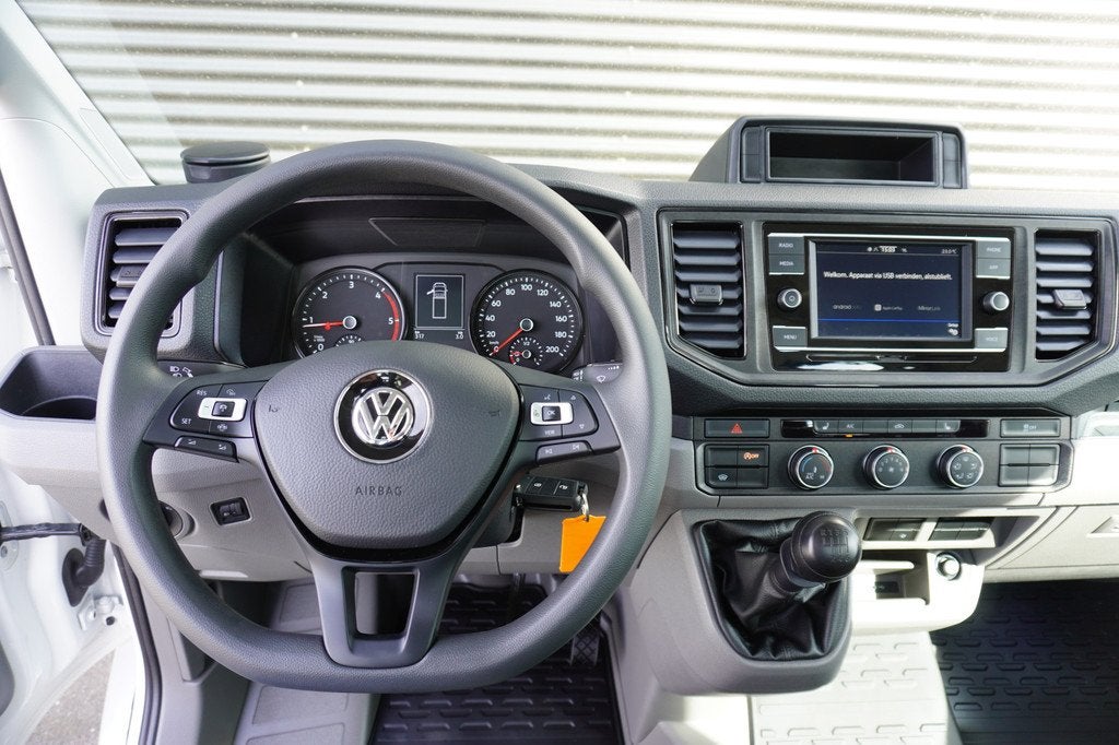 Volkswagen Crafter 180pk Dubbellucht 4x4 Oberaigner 4Motion, Gebruikt, 4 cilinders, Wit, Bedrijf