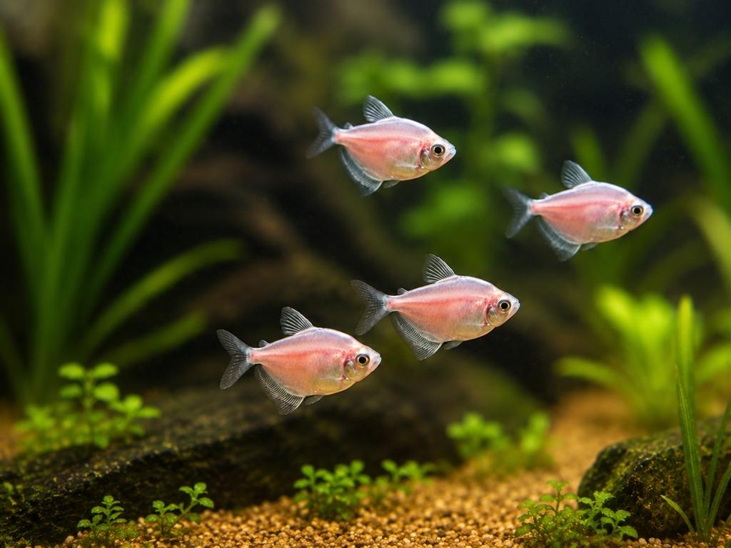 School White Skirt Tetra’s aquariumvissen, Vis