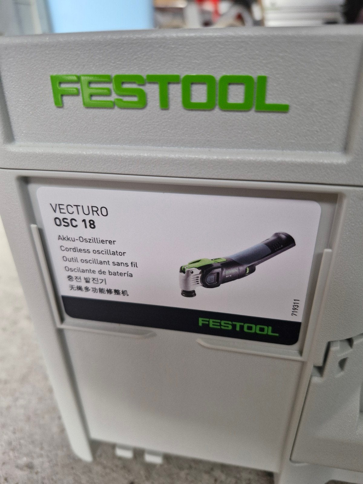 Festool VECTURO OSC 18 Accu-oscillerende multitool, Ophalen, Zo goed als nieuw, Multitool, Festool