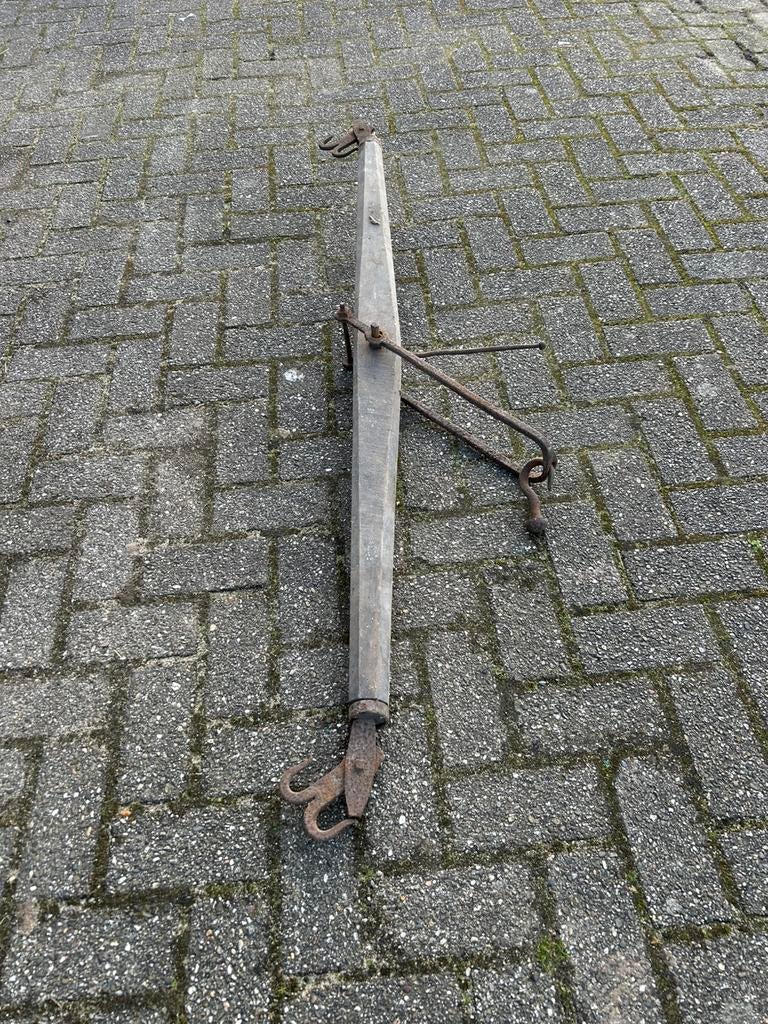 Antiek trekspan voor twee paarden, Dieren en Toebehoren, Ophalen, Gebruikt