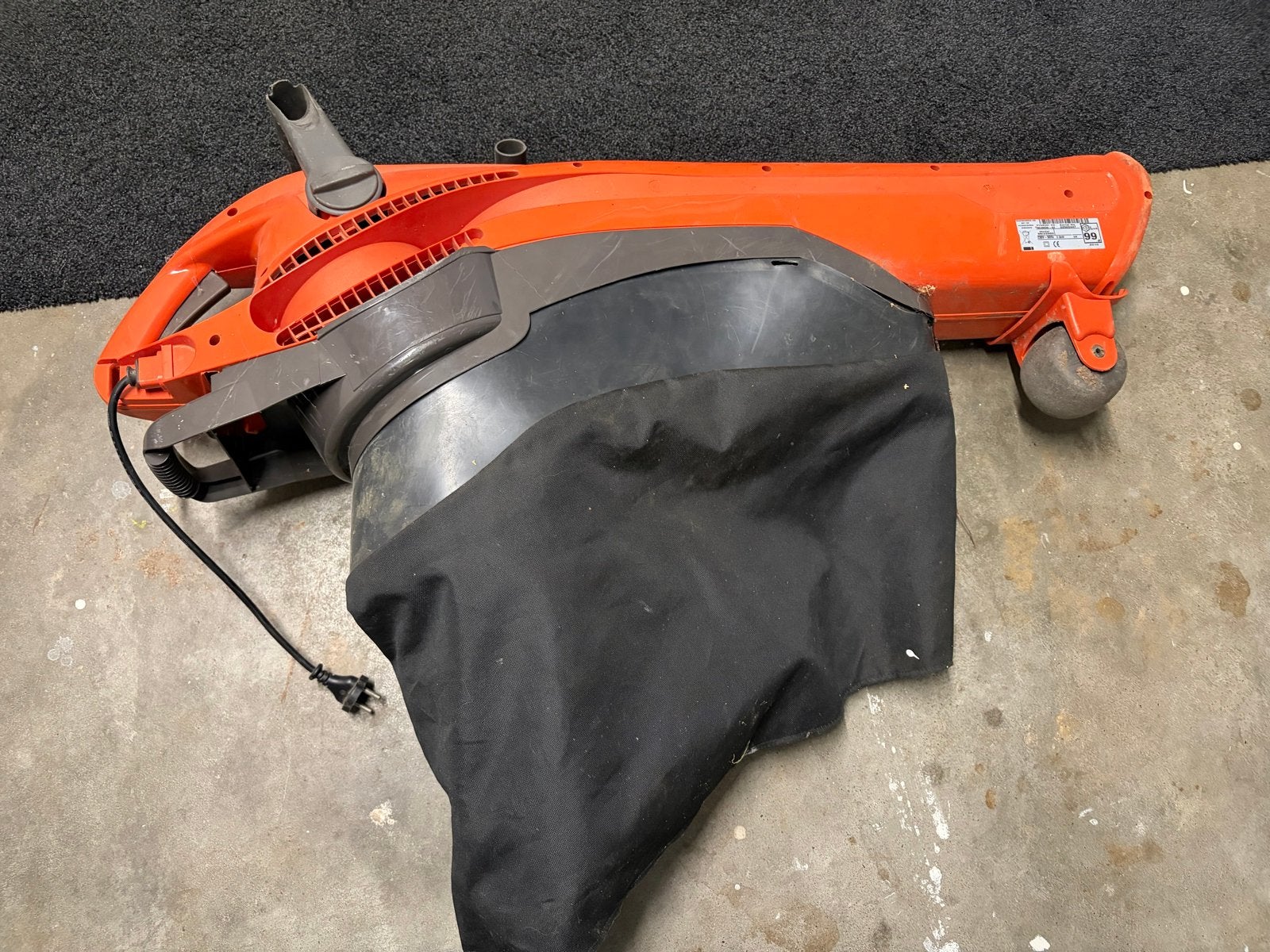 Flymo elektrische bladblazer - Werkt perfect!, Tuin en Terras, Ophalen, Gebruikt, Handgedragen, Met opvangzak