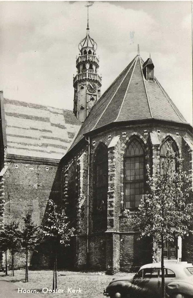Hoorn-155  Auto in Straatbeeld, Verzenden, 1960 tot 1980, Ongelopen, Noord-Holland